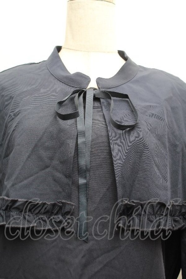 画像4: FLC / MINA*ケープワンピース 3L 紺 S-26-04-04-068-LO-OP-HR-ZS (4)