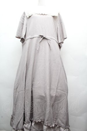 画像: m petit by misako / AOKレースセーラーワンピース 3L グレー S-26-04-04-069-LO-OP-HR-ZS