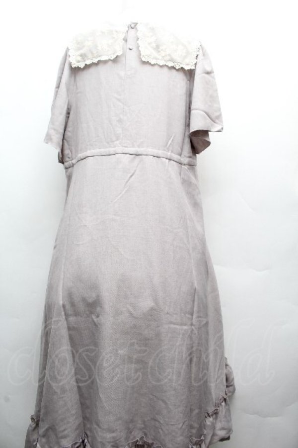 画像2: m petit by misako / AOKレースセーラーワンピース 3L グレー S-26-04-04-069-LO-OP-HR-ZS (2)