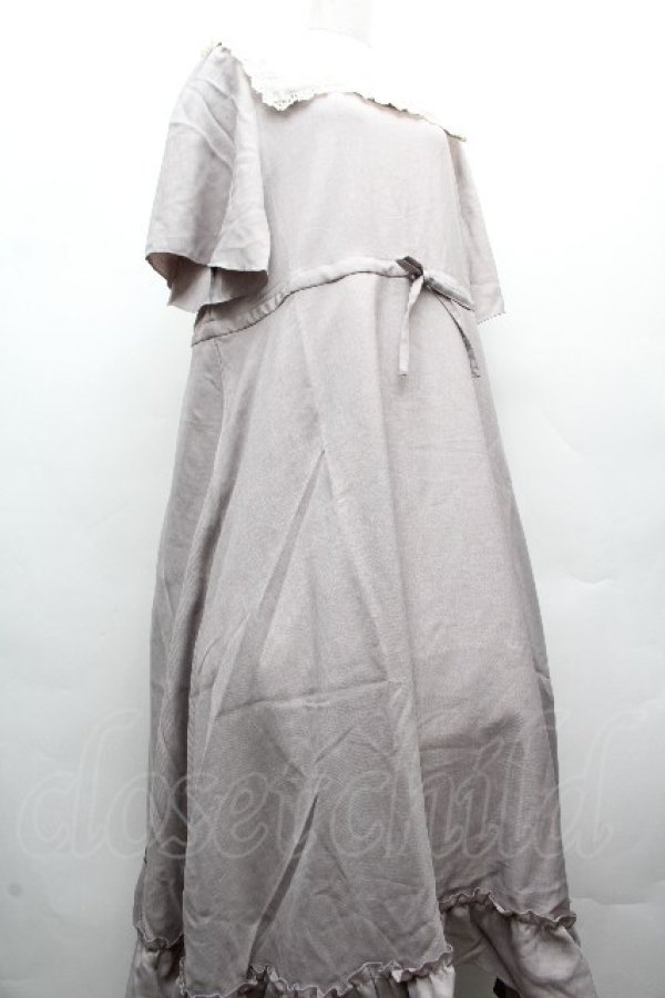 画像3: m petit by misako / AOKレースセーラーワンピース 3L グレー S-26-04-04-069-LO-OP-HR-ZS (3)