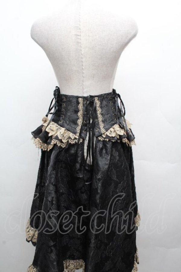 画像2: Hoshibako Works / ベル・エピヌ コルセット  黒 S-26-04-04-077-LO-SK-HR-ZS (2)