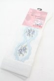画像1: m petit by misako / ECAMOVKバラレースソックス  白 S-26-04-04-012-LO-ZA-HR-ZS (1)