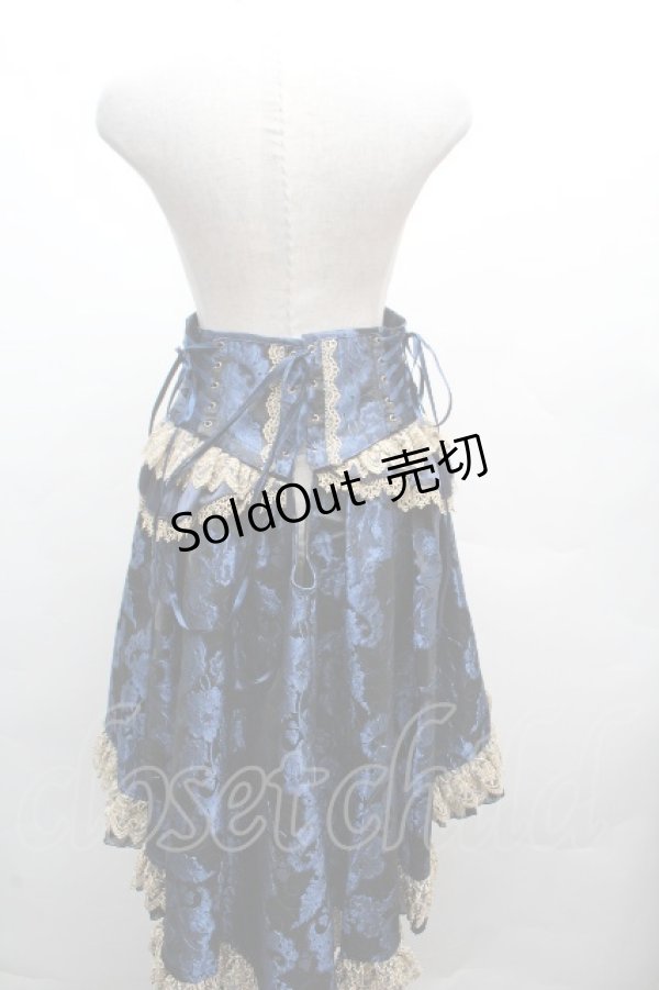 画像2: Hoshibako Works / ベル・エピヌ コルセット  紺 S-26-04-04-078-LO-SK-HR-ZS (2)