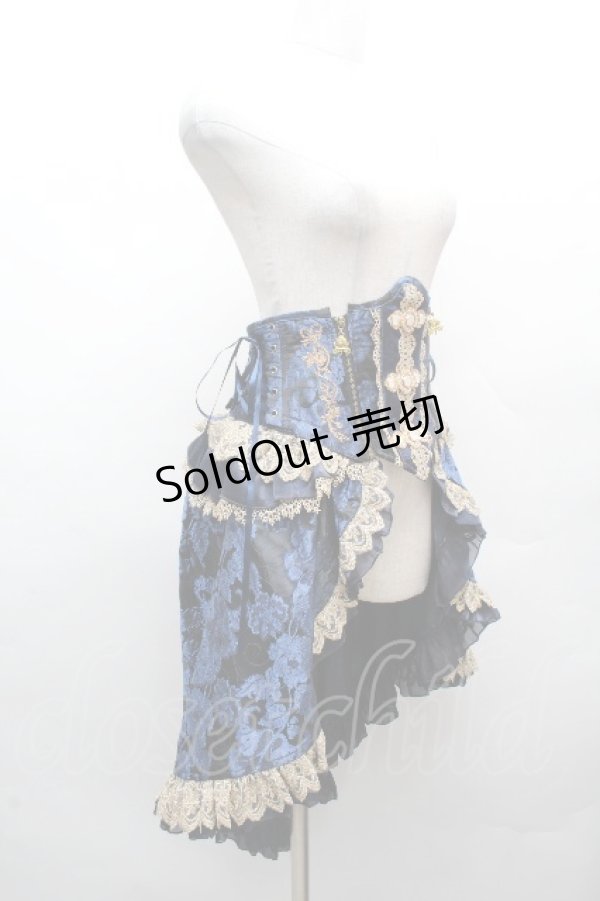 画像3: Hoshibako Works / ベル・エピヌ コルセット  紺 S-26-04-04-078-LO-SK-HR-ZS (3)