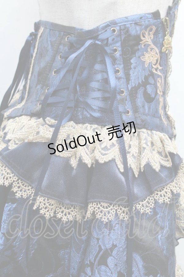 画像5: Hoshibako Works / ベル・エピヌ コルセット  紺 S-26-04-04-078-LO-SK-HR-ZS (5)