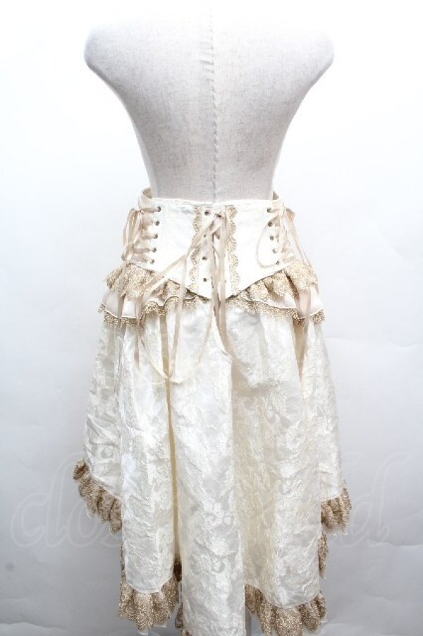 画像2: Hoshibako Works / ベル・エピヌ コルセット  アイボリー S-26-04-04-079-LO-SK-HR-ZS (2)