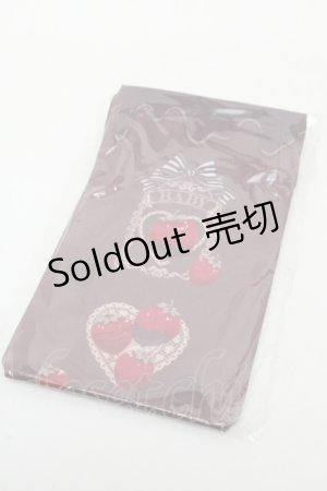 画像: BABY,THE STARS SHINE BRIGHT / Strawberry Loves Chocolate柄オーバーニーソックス  ブラウン S-26-04-04-017-BA-ZA-AS-ZS