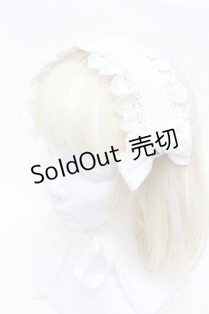 画像: BABY,THE STARS SHINE BRIGHT / ロザリィ・ローズヘッドドレス  白 S-26-04-04-018-BA-AC-HR-ZS