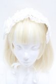 画像2: BABY,THE STARS SHINE BRIGHT / はしごレースのスピンドールヘッドドレス  白 S-26-04-04-021-BA-AC-HR-ZS (2)