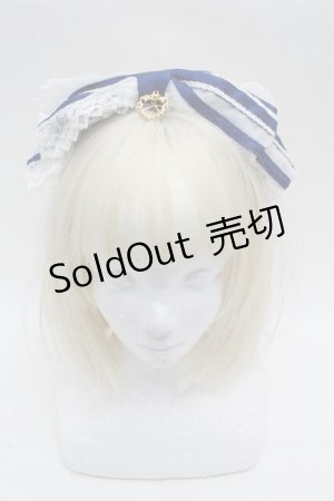 画像: BABY,THE STARS SHINE BRIGHT / オーガンジーカチューシャ  紺 S-26-04-04-030-BA-AC-AS-ZS