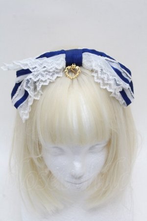 画像: BABY,THE STARS SHINE BRIGHT / オーガンジーカチューシャ  青ｘ白 S-26-04-04-032-BA-AC-HR-ZS