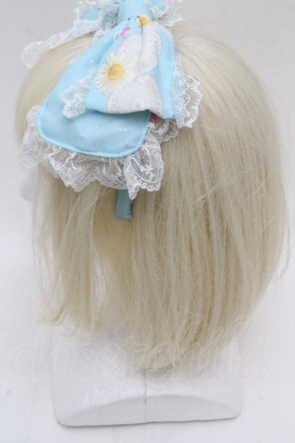 画像2: BABY,THE STARS SHINE BRIGHT / Thumbelina Fairy Tale〜未来への旅立ち〜柄カチューシャ  サックス S-26-04-04-035-BA-AC-AS-ZS (2)