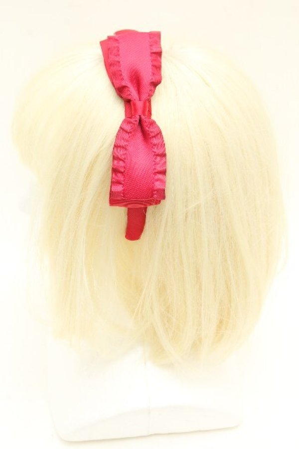 画像2: LOLITA / リボンカチューシャ  赤 S-26-04-04-037-LO-TO-HR-ZS (2)