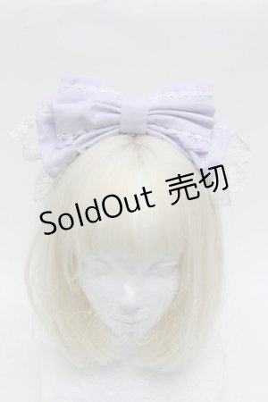 画像: Angelic Pretty / メアリーロマンスDollカチューシャ  ラベンダー S-26-04-04-040-AP-AC-TE-ZS