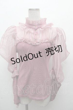 画像: Hoshibako Works / ミッドナイトスター　オフショルダーブラウス  ピンク S-26-04-05-031-LO-BL-HR-ZS