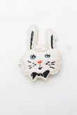 画像1: Franche Lippee / うさぎブローチ  白 S-26-04-05-006-LO-AC-AS-ZS (1)