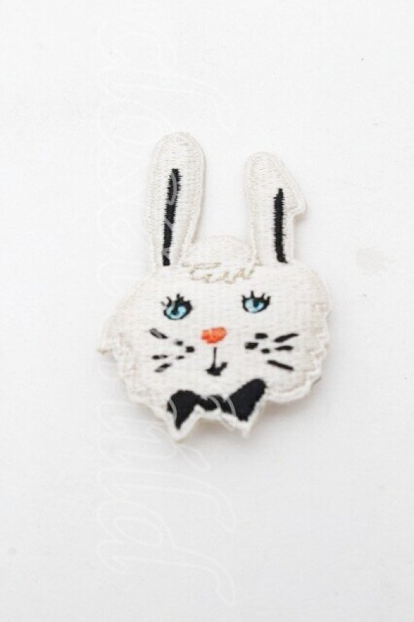 画像1: Franche Lippee / うさぎブローチ  白 S-26-04-05-006-LO-AC-AS-ZS (1)