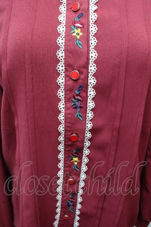 画像5: LOLITA / ブラウス  ワイン S-26-04-05-032-LO-BL-AS-ZS (5)