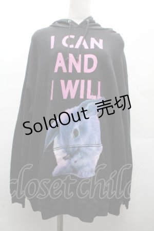 画像: MILKBOY / GANG RABBITパーカー  黒 S-26-04-05-038-MB-TO-AS-ZS