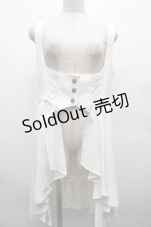 画像: Hoshibako Works / 星夜の旅　ビスチェスカート  白 S-26-04-05-045-LO-SK-HR-ZS