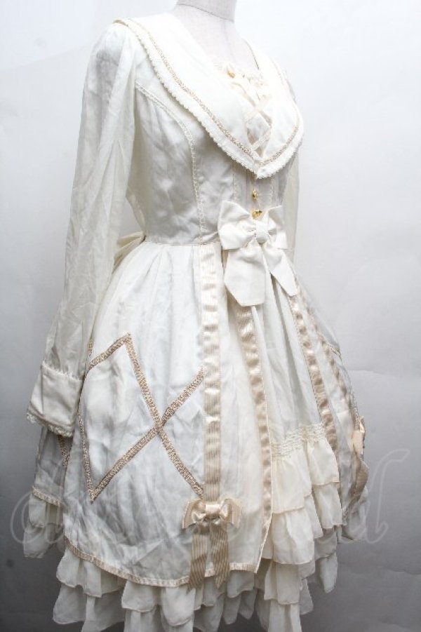 画像3: Angelic Pretty / Private Schoolワンピース  オフ S-26-04-05-048-AP-OP-AS-ZS (3)