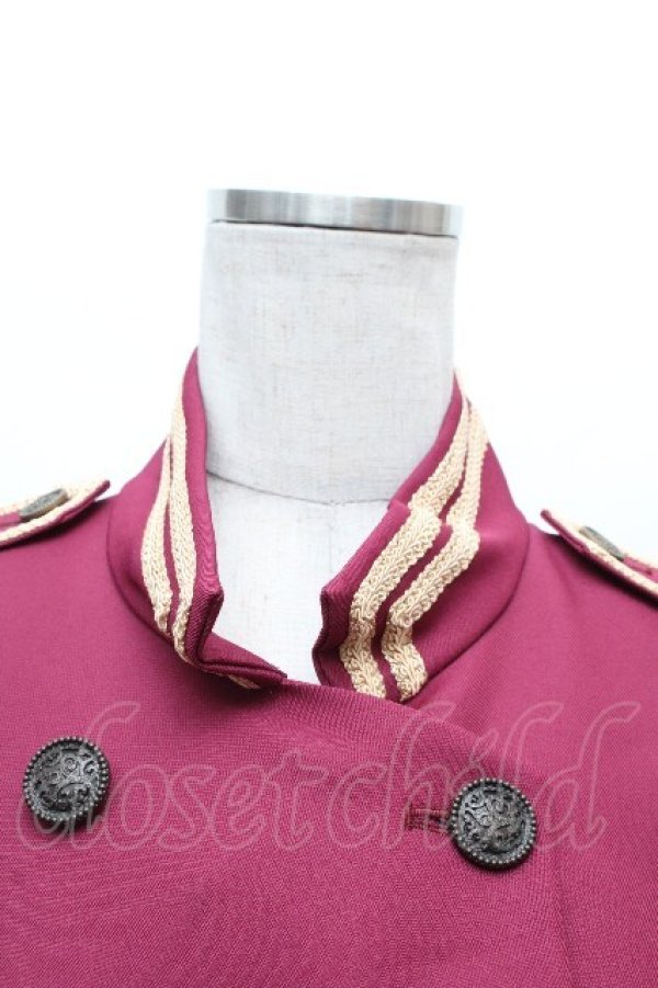 画像4: ATELIER BOZ / アイザックジャケットワンピース  ワイン S-26-04-05-054-EL-CO-HR-ZS (4)