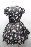 画像2: Honey Bunch / アリス総柄ワンピース  黒 S-26-04-05-058-LO-OP-AS-ZS (2)