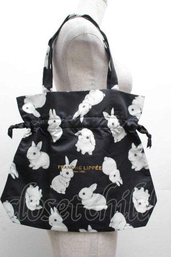 画像4: Franche Lippee / トートバッグ  黒 S-26-04-05-018-LO-BG-AS-ZS (4)