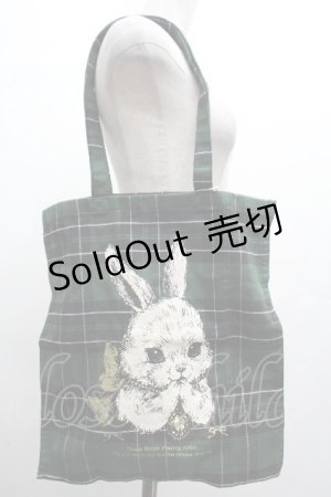 画像: yukiemon / オリジナルプリントバッグ  グリーン S-26-04-05-021-0-BG-AS-ZS