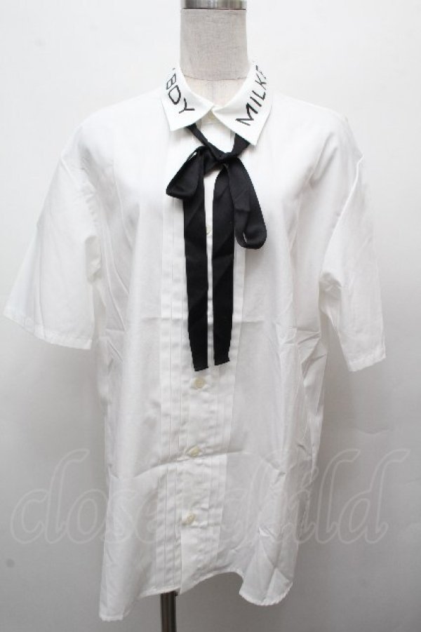 画像1: MILKBOY / LOGO TIEDシャツ  白 S-26-04-05-028-MB-BL-AS-ZS (1)