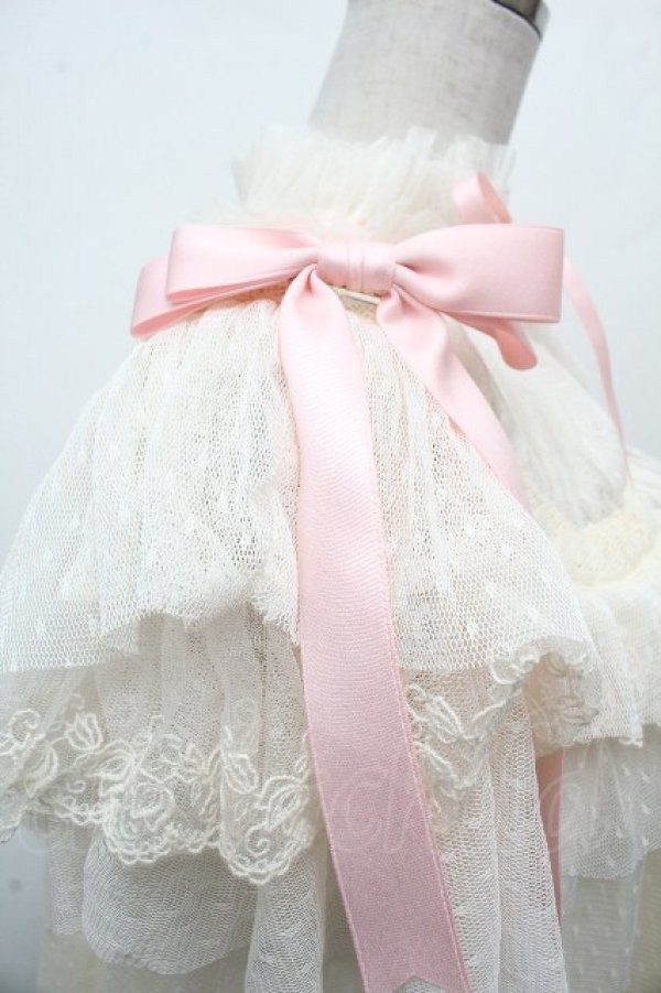 画像5: Hoshibako Works / リボンミルフィーユブラウス  キナリｘピンク S-26-04-05-029-LO-BL-HR-ZS (5)