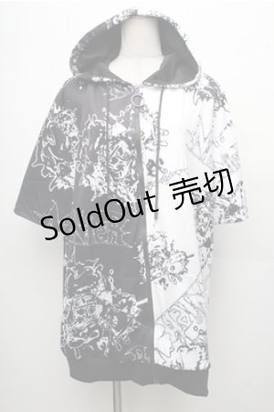 画像: NieR Clothing / 転写パーカー  黒 S-26-04-06-040-PU-TO-AS-ZS