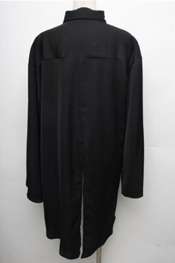 画像2: AXES-X / あしひきの山鳥の尾シャツ  黒ｘ紫 S-26-04-06-041-LO-BL-AS-ZS (2)