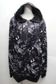画像1: NieR Clothing / 転写パーカー  黒 S-26-04-06-049-PU-TO-AS-ZS (1)