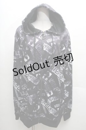 画像: NieR Clothing / 転写パーカー  黒 S-26-04-06-049-PU-TO-AS-ZS