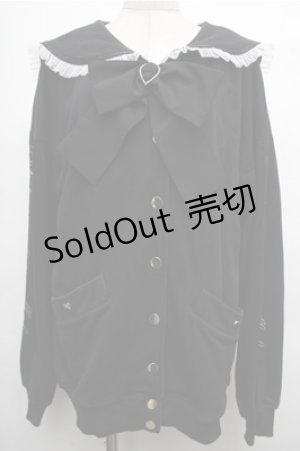 画像: LIZ LISA / メッセージセーラーブルゾン  黒 S-26-04-06-053-LO-JA-AS-ZS