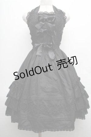 画像: BABY,THE STARS SHINE BRIGHT / リボンリボンジェラートジャンパースカート  黒 S-26-04-06-056-BA-OP-AS-ZS