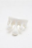 画像1: Q-pot. / Milk Meltリング  白 S-26-04-06-006-QP-AC-HR-ZS (1)