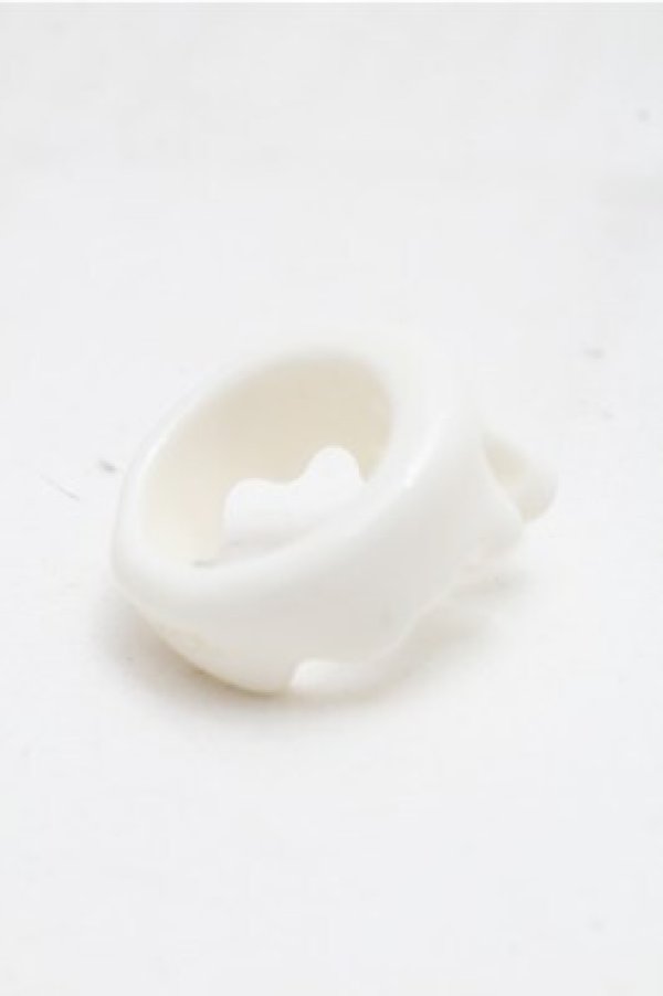 画像2: Q-pot. / Milk Meltリング  白 S-26-04-06-006-QP-AC-HR-ZS (2)