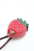 画像2: Q-pot. / ストロベリーガナッシュヘアゴム  赤 S-26-04-06-001-QP-AC-HR-ZS (2)