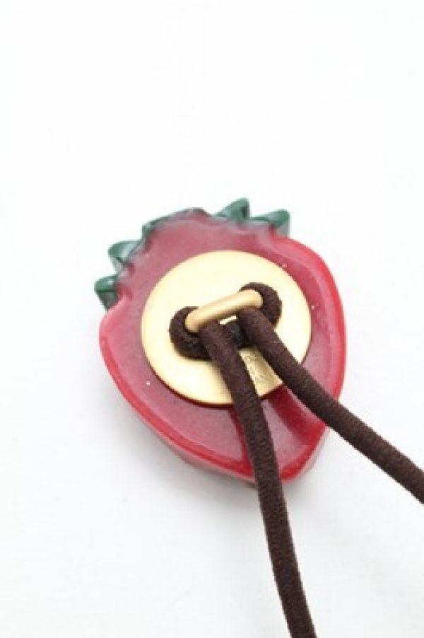 画像3: Q-pot. / ストロベリーガナッシュヘアゴム  赤 S-26-04-06-001-QP-AC-HR-ZS (3)