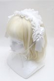 画像1: LOLITA / リボンヘッドドレス  白 S-26-04-06-013-LO-ZA-AS-ZS (1)