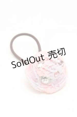 画像: Q-pot. / キラキラ ストロベリー&ブルーベリー アイスクリーム ヘアゴム  ピンクｘラベンダー S-26-04-06-002-QP-ZA-HR-ZS