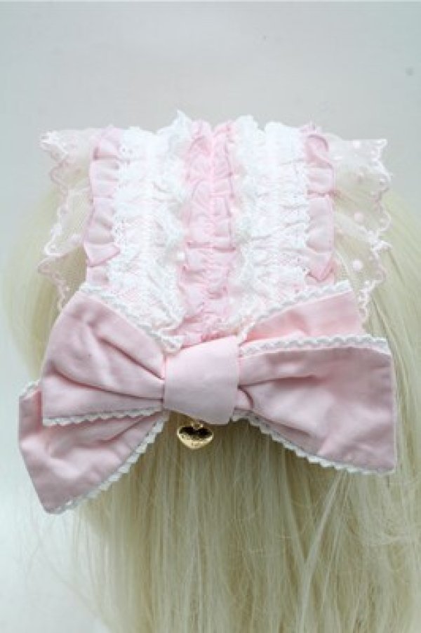 画像2: Angelic Pretty / スピンドルリボンドールヘッドドレス  ピンク S-26-04-06-017-AP-AC-AS-ZS (2)