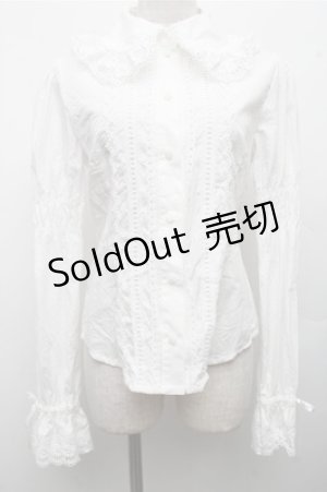 画像: BABY,THE STARS SHINE BRIGHT / 後ろピンタックブラウス  白 S-26-04-06-026-BA-BL-AS-ZS