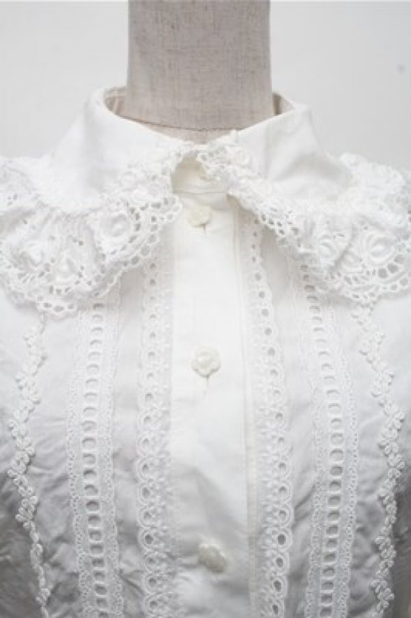 画像3: BABY,THE STARS SHINE BRIGHT / 後ろピンタックブラウス  白 S-26-04-06-026-BA-BL-AS-ZS (3)