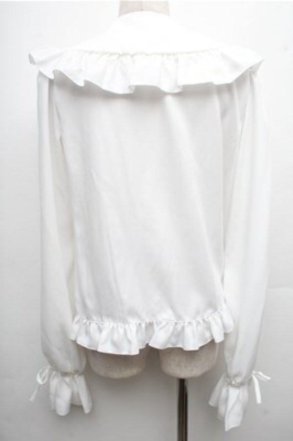 画像2: Angelic Pretty / カノンブラウス  白 S-26-04-06-027-AP-BL-AS-ZS (2)