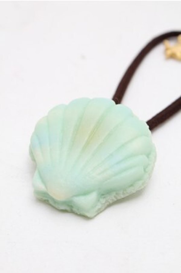 画像2: Q-pot. / アリエル/シェルマカロンヘアゴム  ミント S-26-04-06-003-QP-AC-HR-ZS (2)