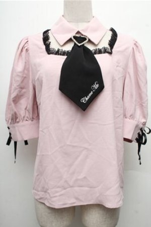 画像: Jamie エーエヌケー / タイデザインブラウス  ピンク S-26-04-06-035-LO-BL-AS-ZS