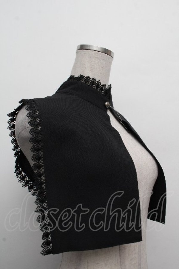 画像3: MIHO MATSUDA / つけ襟(クロス) F ブラック S-26-04-07-004-GO-ZA-TE-ZS (3)